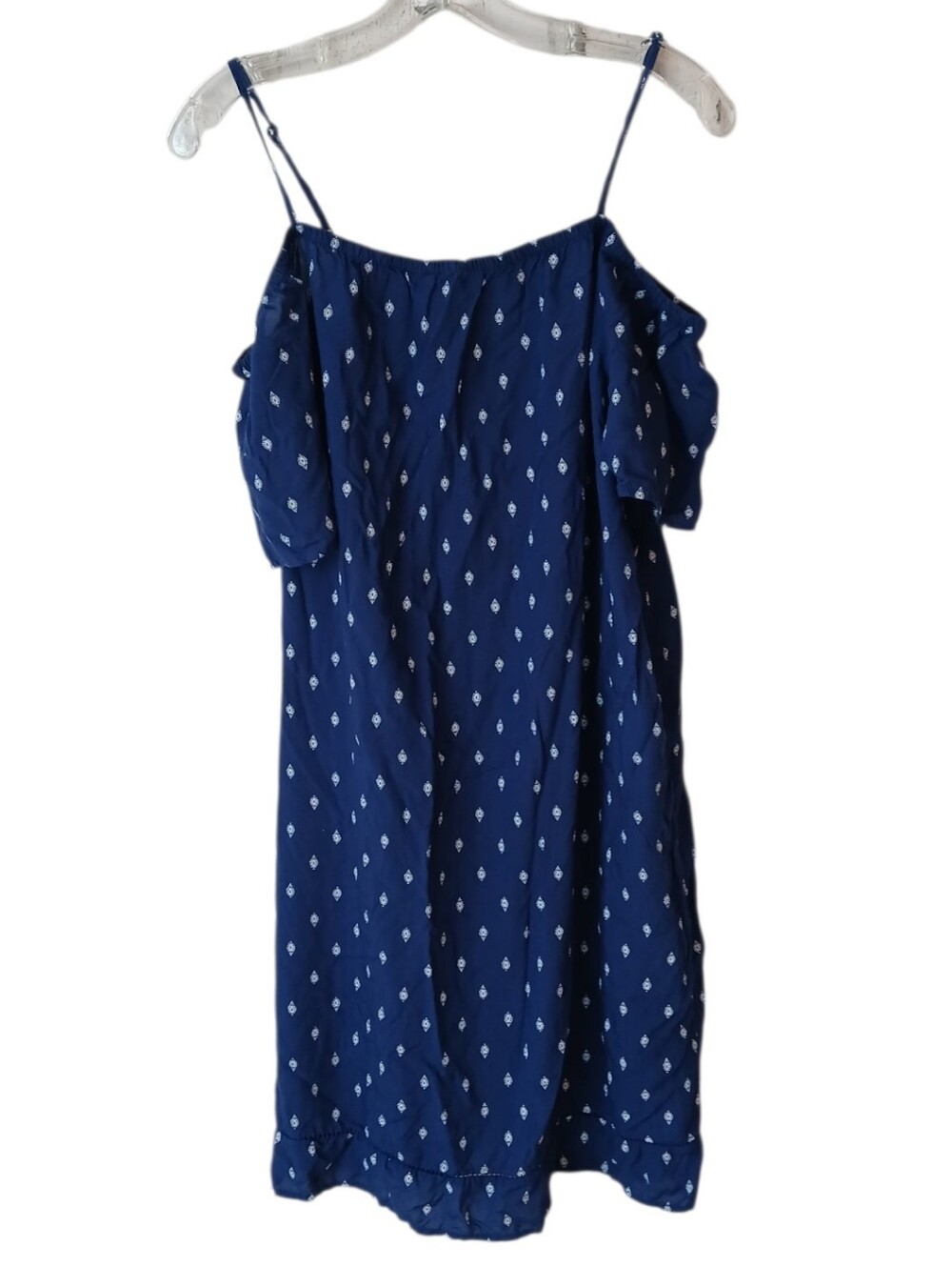 Old Navy Blue And White Sundress Size Medium